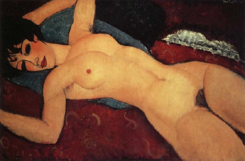 Amedeo Modigliani Nude on a Cushion